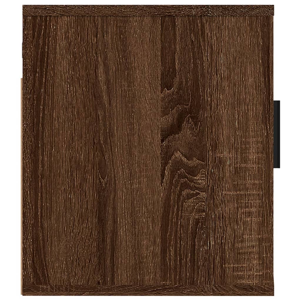 vidaXL Dulap TV montat pe perete, stejar maro, 40x34,5x40 cm