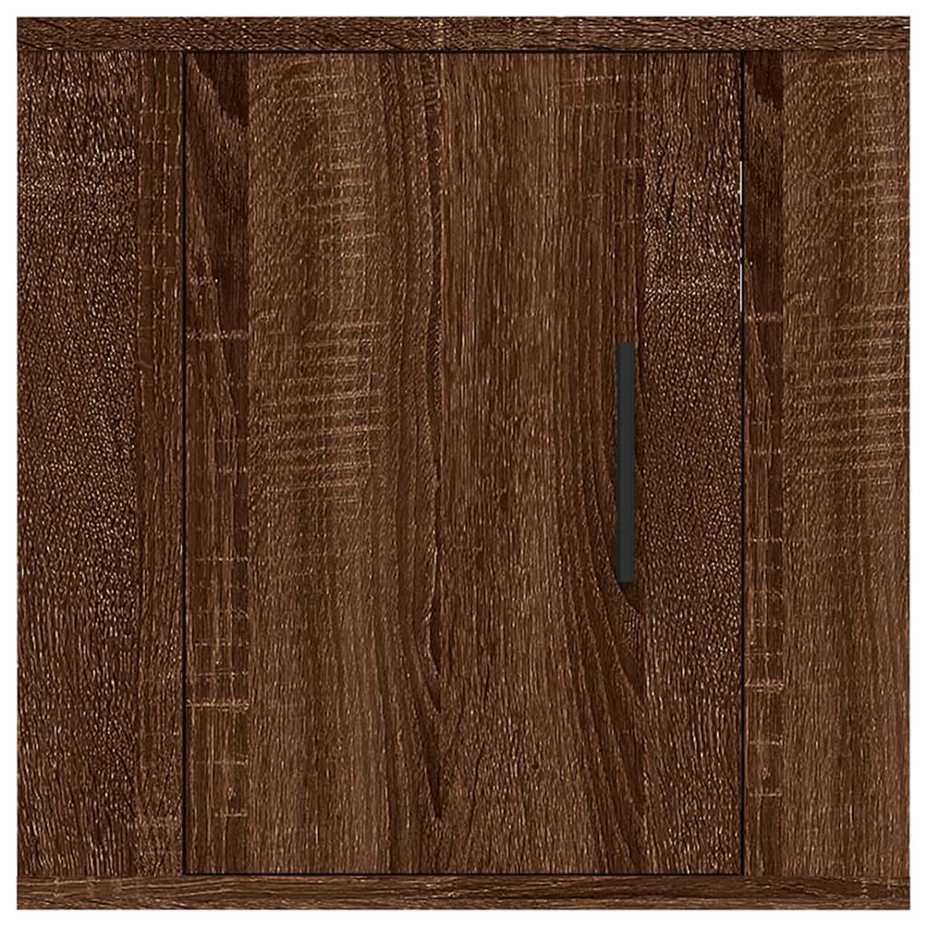 vidaXL Dulapuri TV montate pe perete 2 buc. stejar maro 40x34,5x40 cm