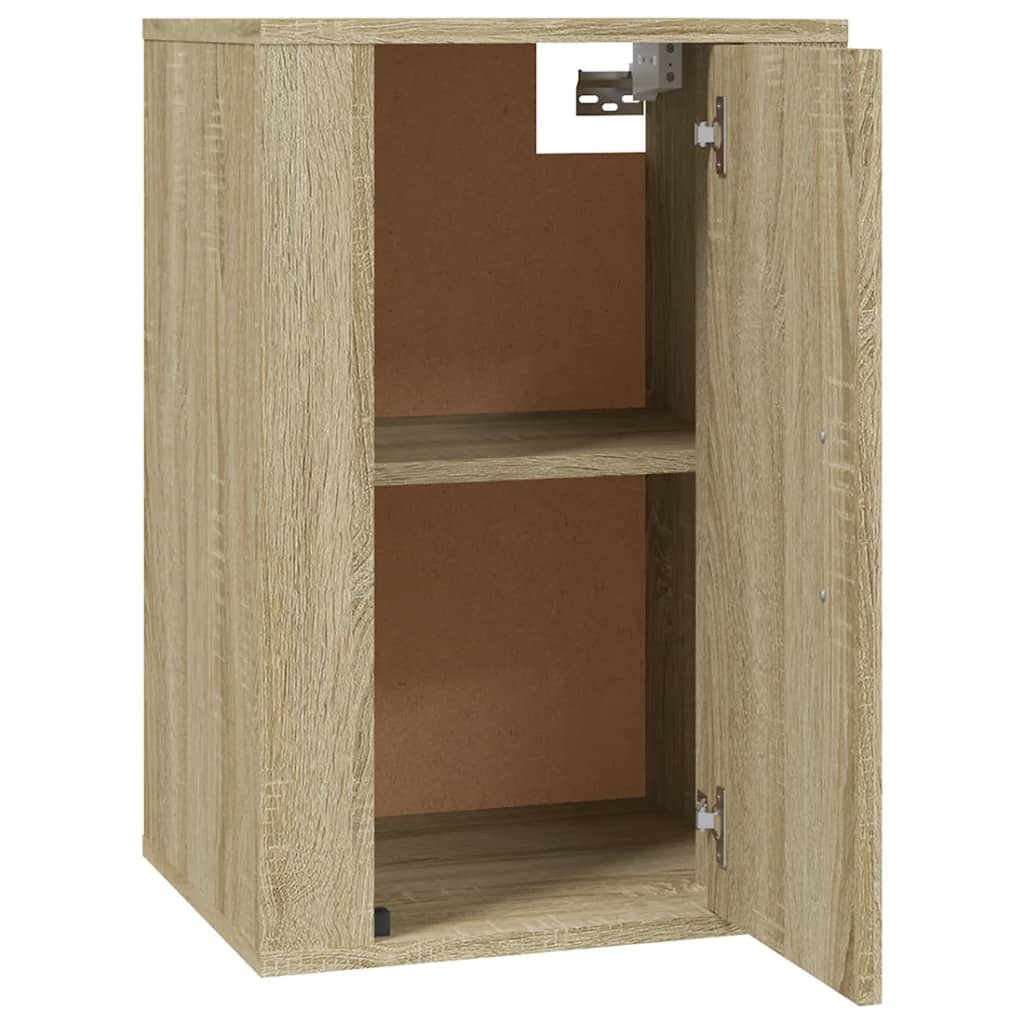 vidaXL Dulap TV montat pe perete, stejar sonoma, 40x34,5x60 cm