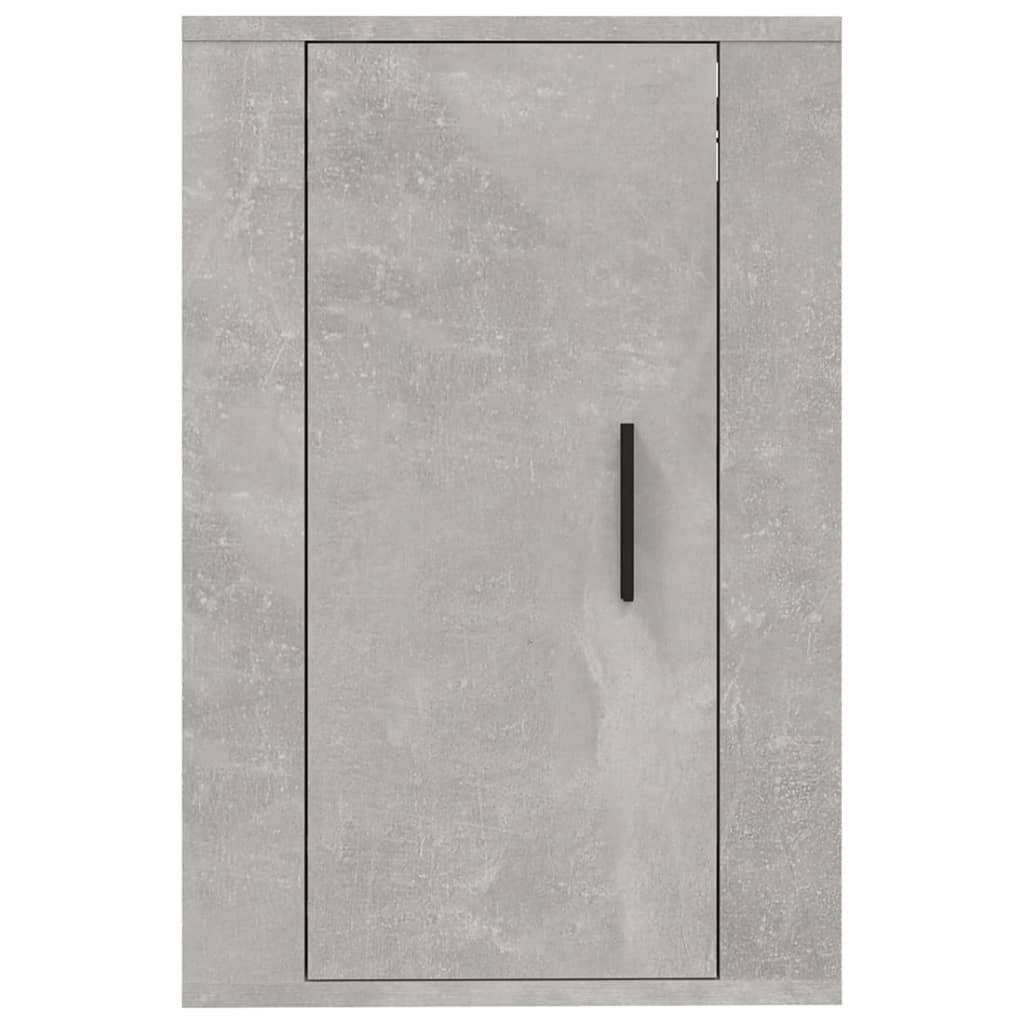 vidaXL Dulap TV montat pe perete, gri beton, 40x34,5x60 cm