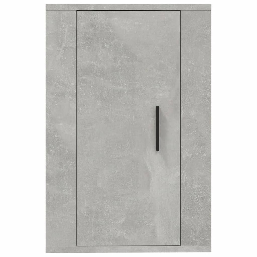 vidaXL Dulapuri TV montate pe perete, 2 buc., gri beton, 40x34,5x60 cm vidaXL Dulapuri TV montate pe perete, 2 buc., gri beton, 40x34,5x60 cm