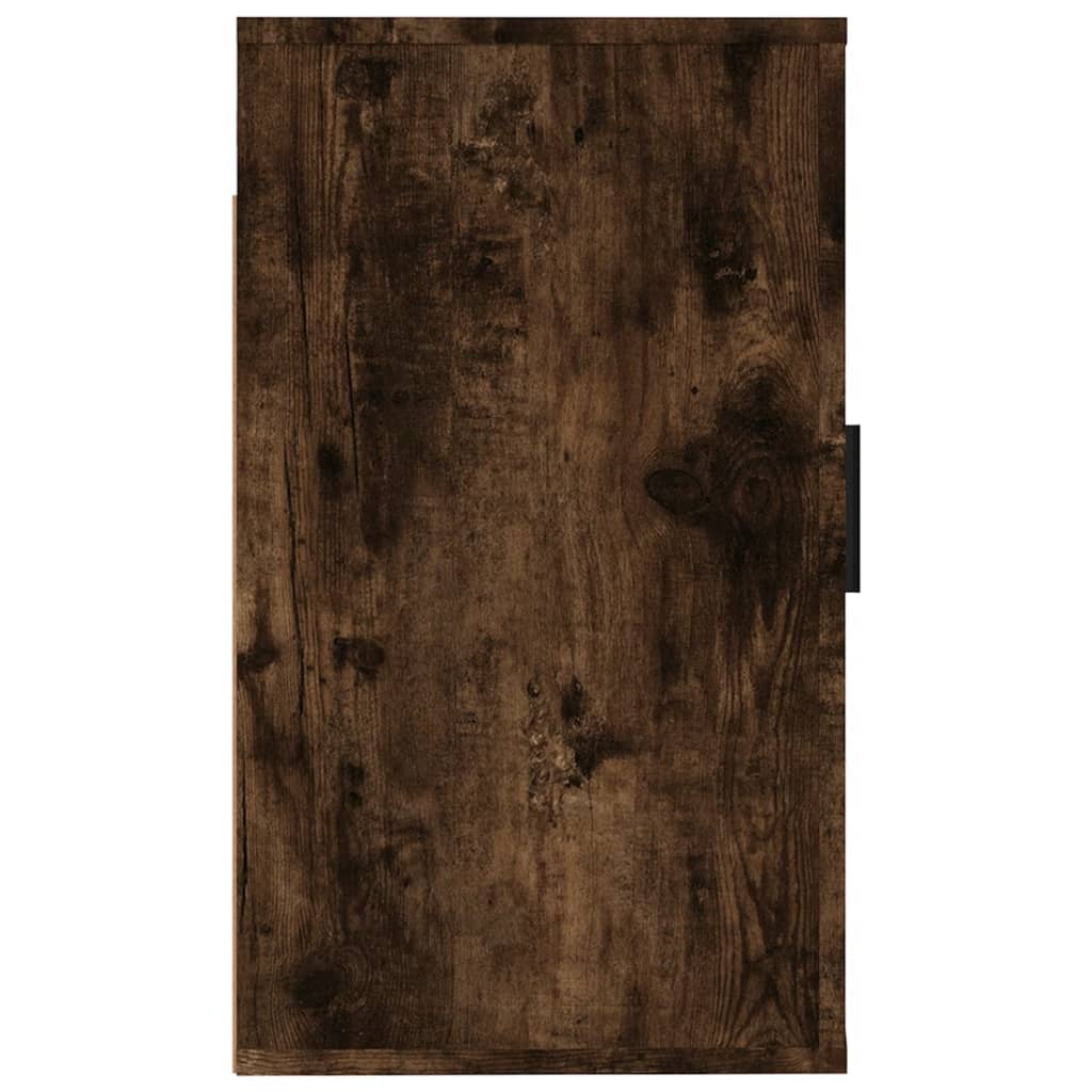 vidaXL Dulapuri TV montaj pe perete 2 buc stejar fumuriu 40x34,5x60 cm