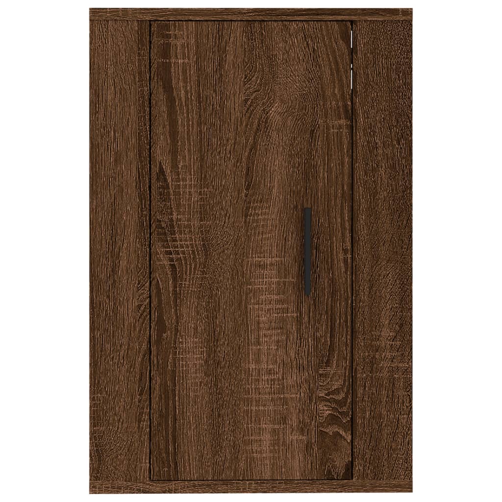 vidaXL Dulap TV montat pe perete, stejar maro, 40x34,5x60 cm