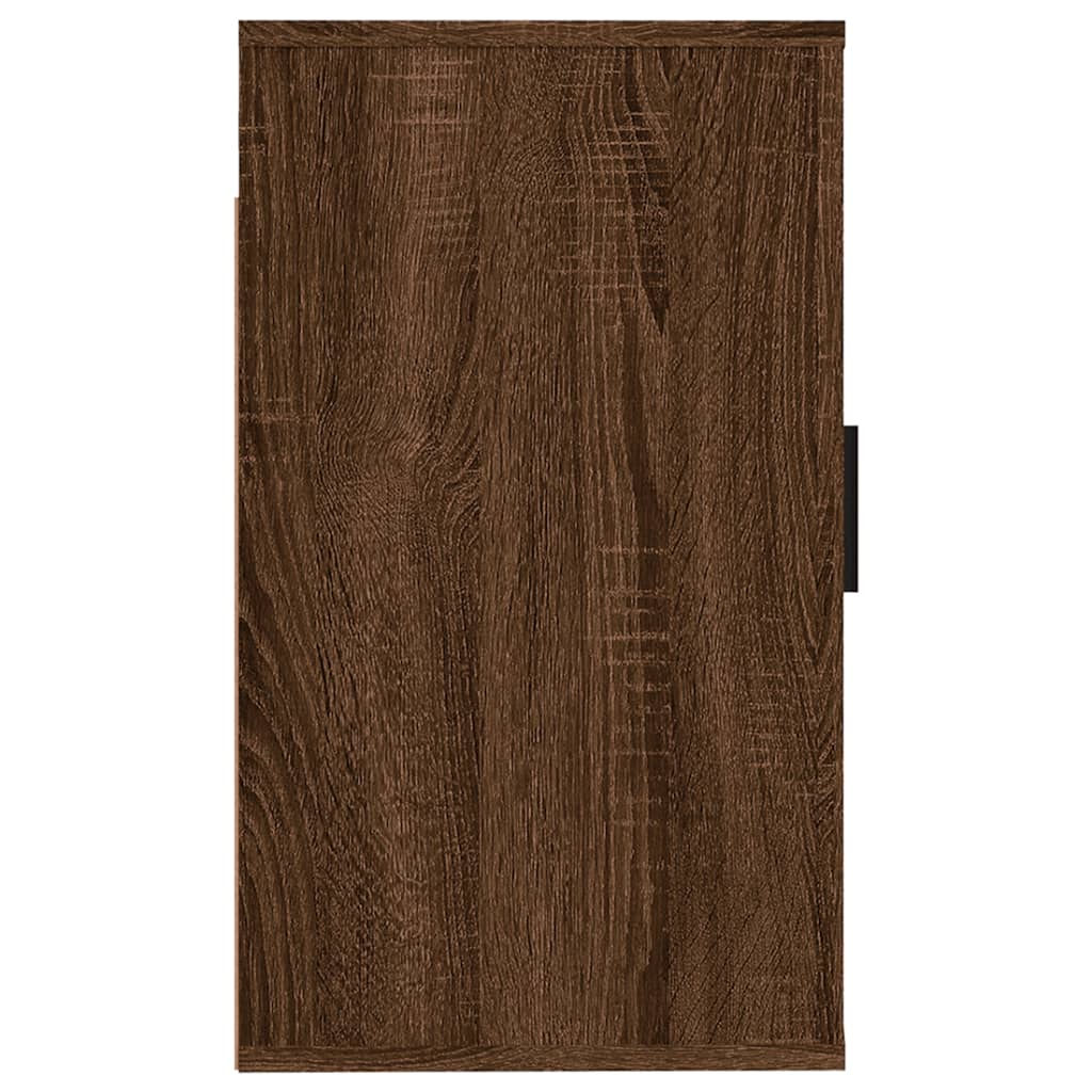 vidaXL Dulap TV montat pe perete, stejar maro, 40x34,5x60 cm