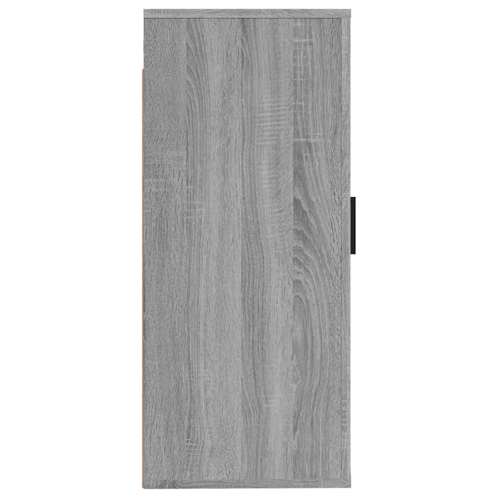vidaXL Dulap TV montat pe perete, gri sonoma, 40x34,5x80 cm