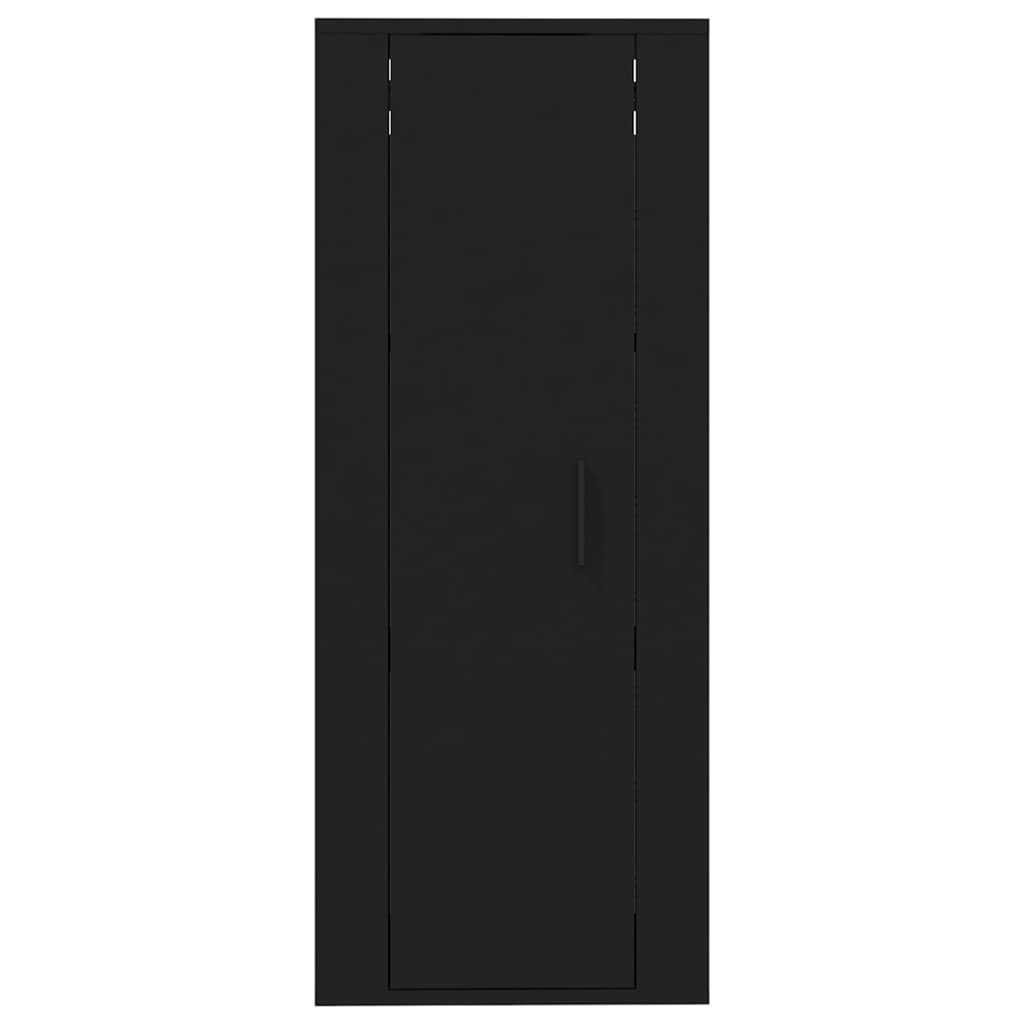 vidaXL Dulap TV montat pe perete, negru, 40x34,5x100 cm