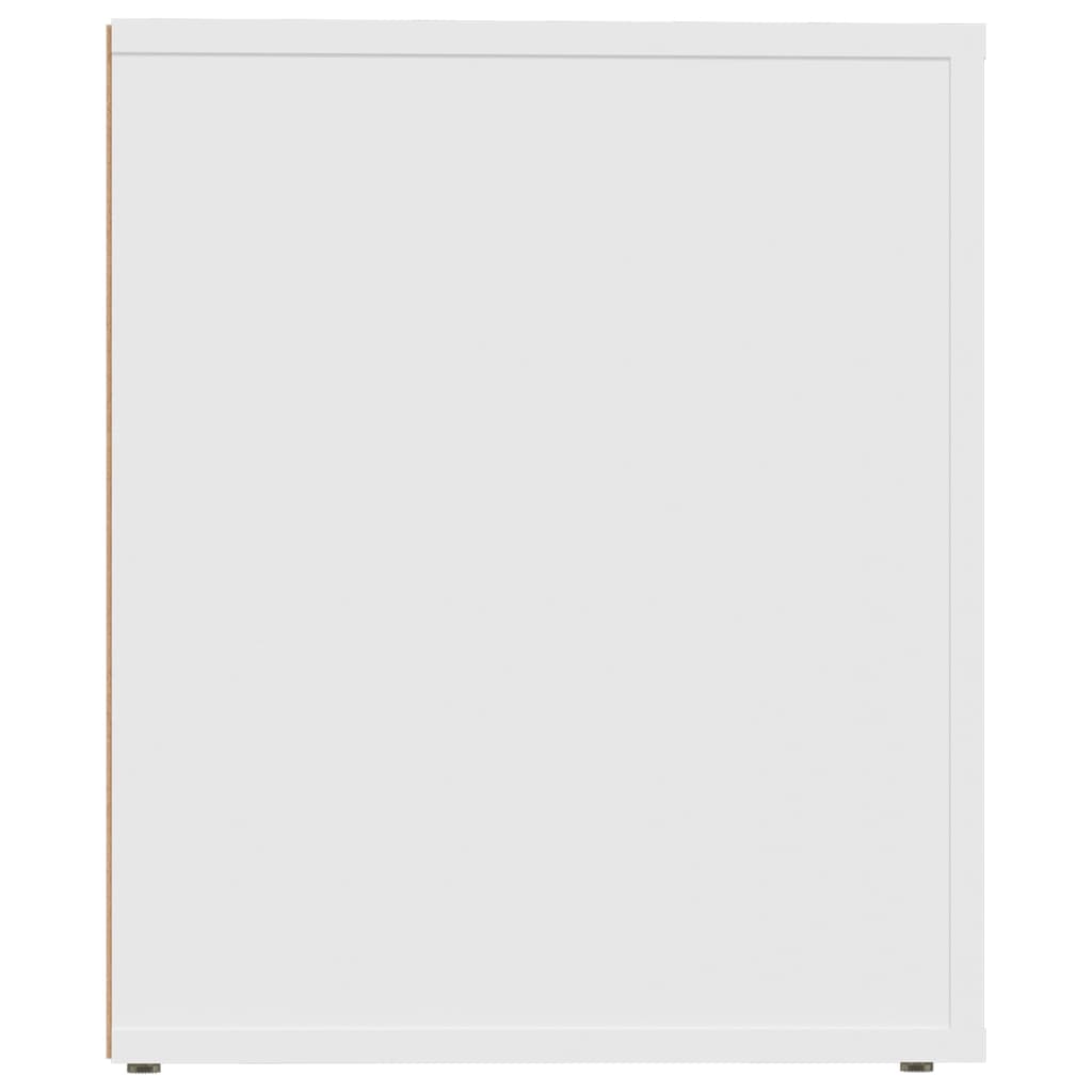 vidaXL Noptiere, 2 buc., alb, 50x39x47 cm vidaXL Noptiere, 2 buc., alb, 50x39x47 cm