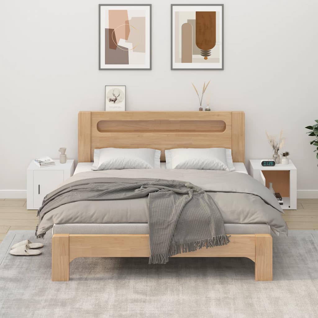 vidaXL Noptiere, 2 buc., alb, 50x39x47 cm vidaXL Noptiere, 2 buc., alb, 50x39x47 cm