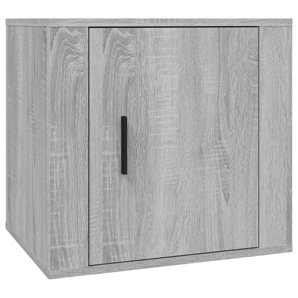 vidaXL Noptiere, 2 buc., gri sonoma, 50x39x47 cm vidaXL Noptiere, 2 buc., gri sonoma, 50x39x47 cm