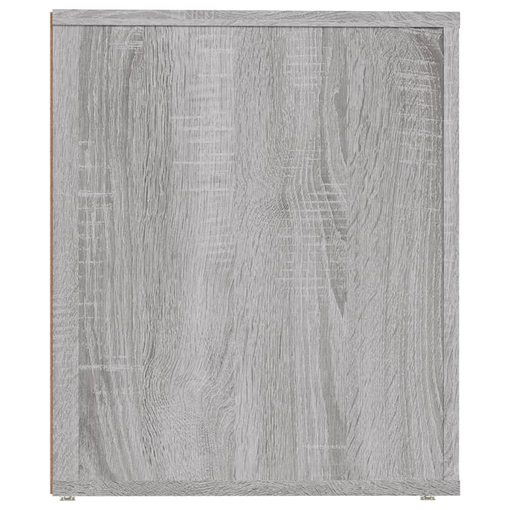vidaXL Noptiere, 2 buc., gri sonoma, 50x39x47 cm vidaXL Noptiere, 2 buc., gri sonoma, 50x39x47 cm