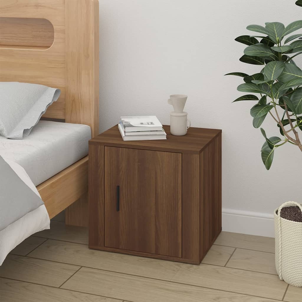 vidaXL Noptiere, 2 buc., stejar maro, 50x39x47 cm vidaXL Noptiere, 2 buc., stejar maro, 50x39x47 cm