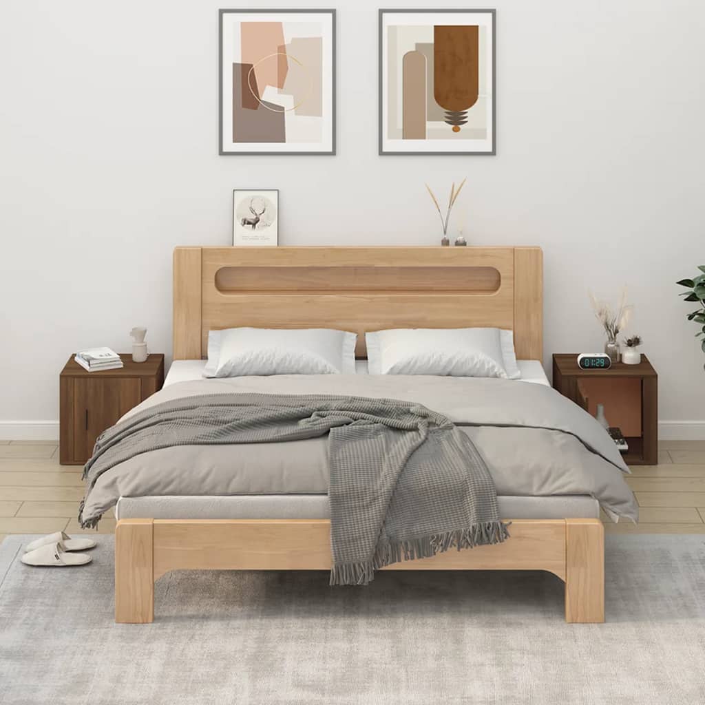 vidaXL Noptiere, 2 buc., stejar maro, 50x39x47 cm vidaXL Noptiere, 2 buc., stejar maro, 50x39x47 cm