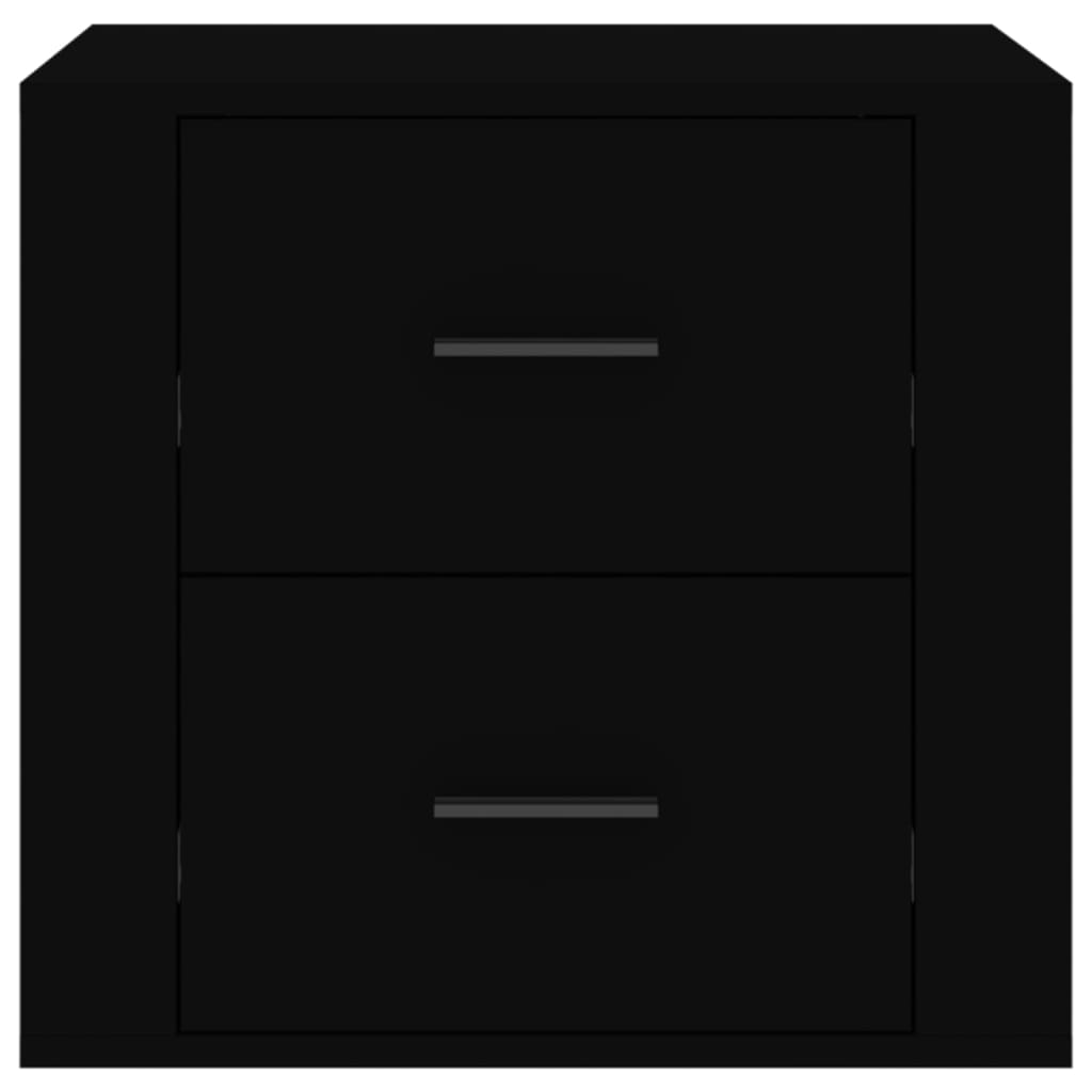 vidaXL Noptieră, negru, 50x39x47 cm vidaXL Noptieră, negru, 50x39x47 cm