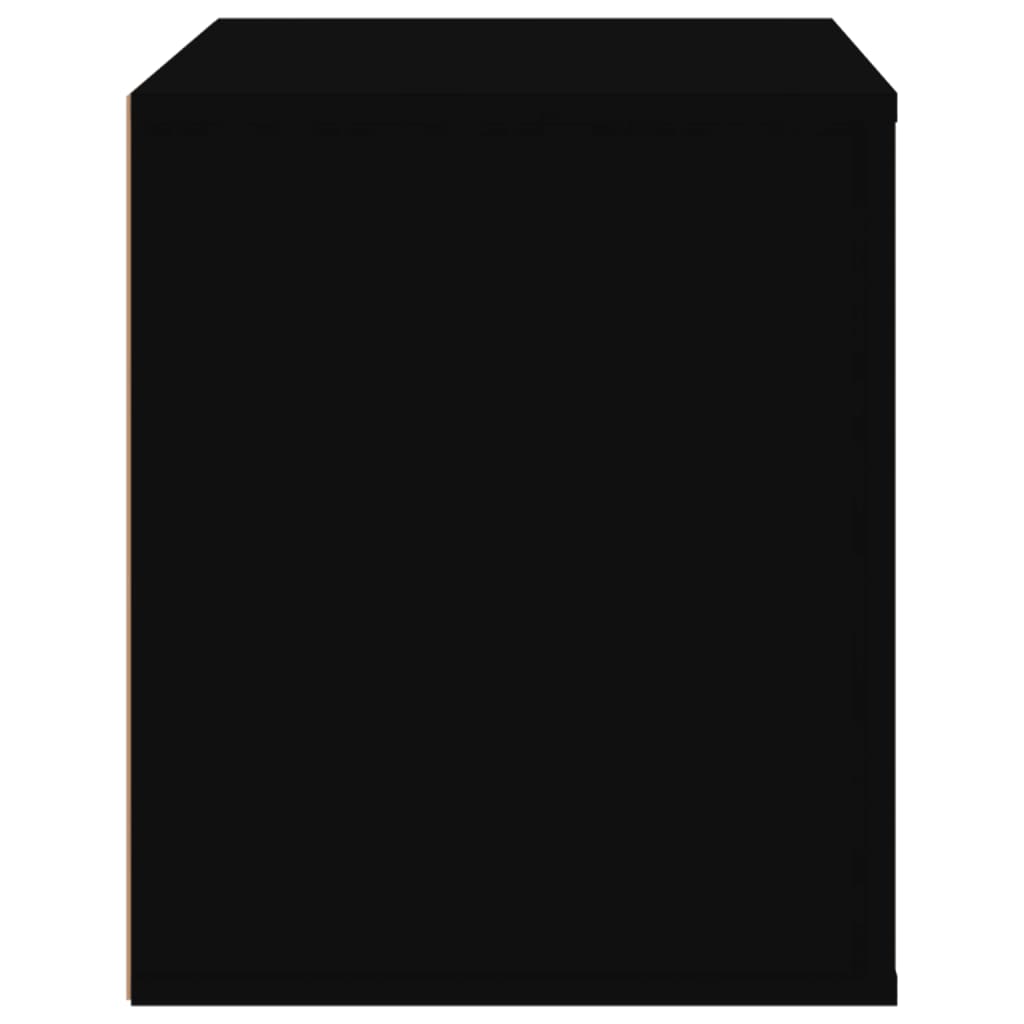 vidaXL Noptieră, negru, 50x39x47 cm vidaXL Noptieră, negru, 50x39x47 cm