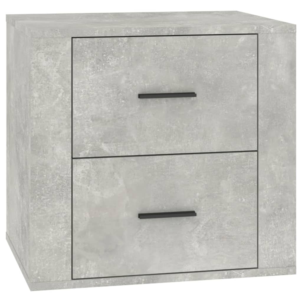 vidaXL Noptieră, gri beton, 50x39x47 cm vidaXL Noptieră, gri beton, 50x39x47 cm