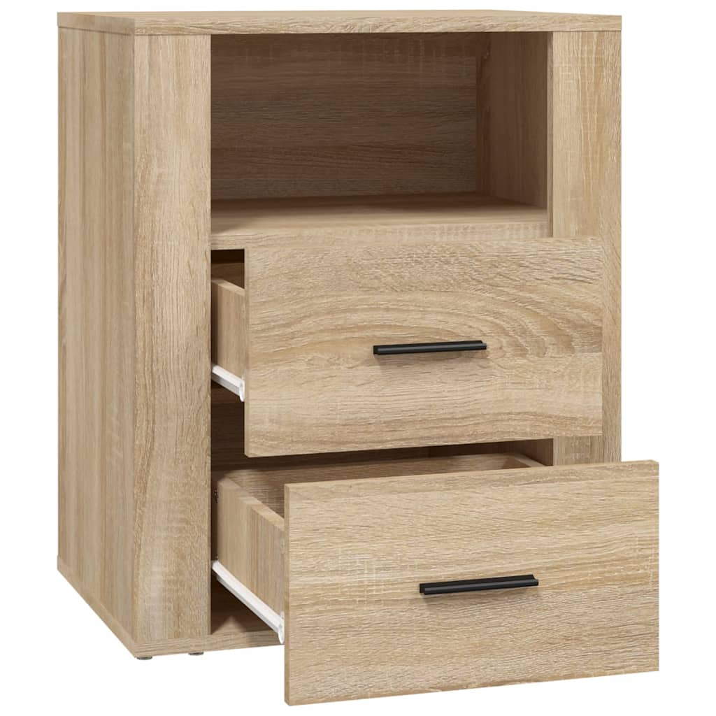 vidaXL Noptieră, stejar sonoma, 50x36x60 cm, lemn prelucrat vidaXL Noptieră, stejar sonoma, 50x36x60 cm, lemn prelucrat