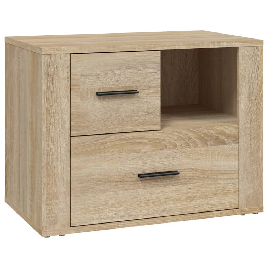 vidaXL Noptieră, stejar sonoma, 60x36x45 cm, lemn prelucrat vidaXL Noptieră, stejar sonoma, 60x36x45 cm, lemn prelucrat