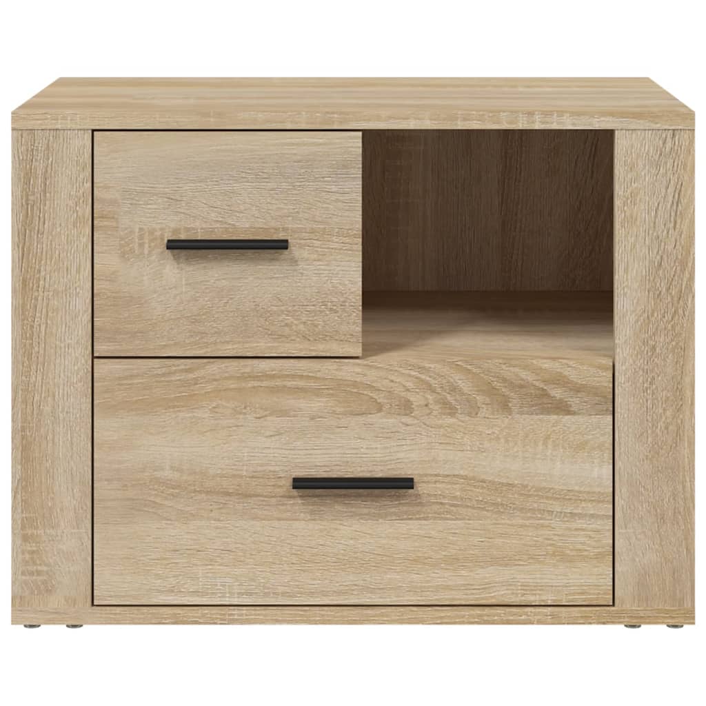 vidaXL Noptieră, stejar sonoma, 60x36x45 cm, lemn prelucrat vidaXL Noptieră, stejar sonoma, 60x36x45 cm, lemn prelucrat