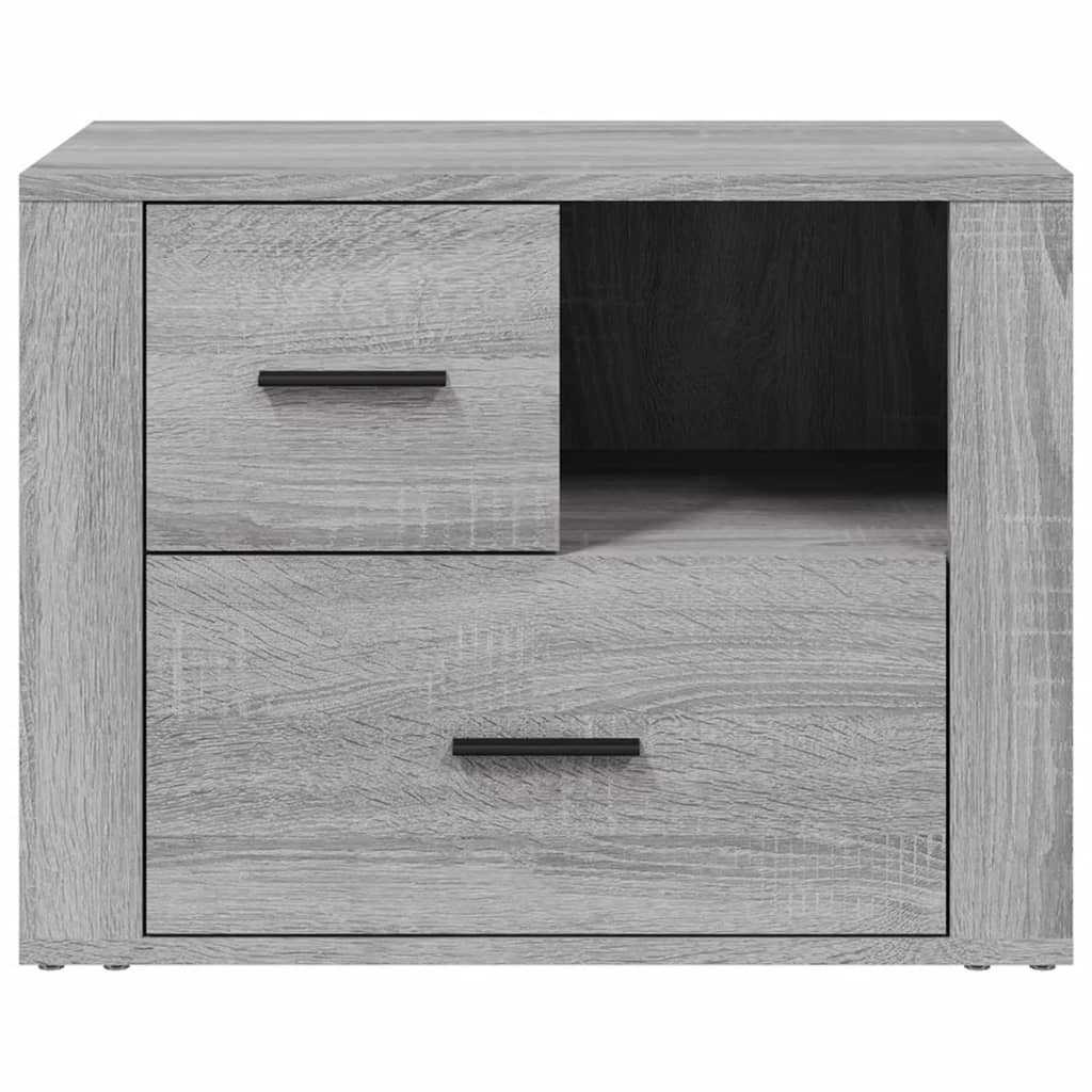 vidaXL Noptieră, gri sonoma, 60x36x45 cm, lemn prelucrat