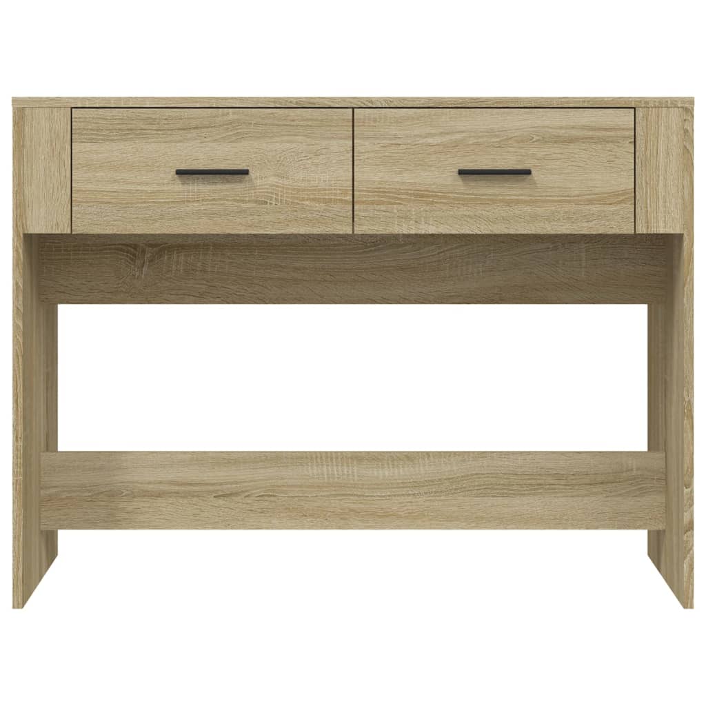 vidaXL Măsuță consolă, stejar sonoma, 100x39x75 cm, lemn prelucrat vidaXL Măsuță consolă, stejar sonoma, 100x39x75 cm, lemn prelucrat
