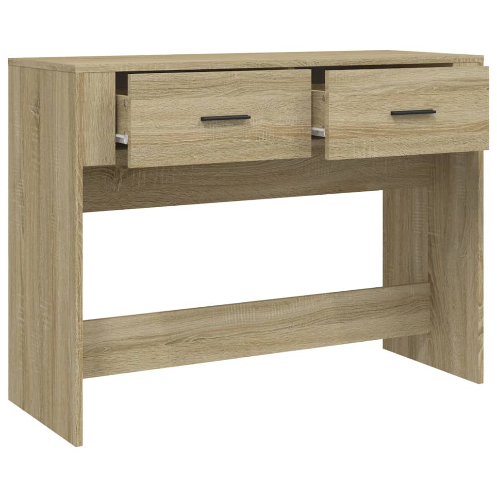 vidaXL Măsuță consolă, stejar sonoma, 100x39x75 cm, lemn prelucrat vidaXL Măsuță consolă, stejar sonoma, 100x39x75 cm, lemn prelucrat
