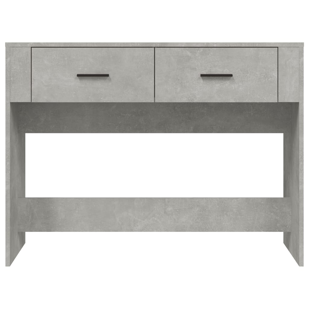 vidaXL Măsuță consolă, gri beton, 100x39x75 cm, lemn prelucrat vidaXL Măsuță consolă, gri beton, 100x39x75 cm, lemn prelucrat