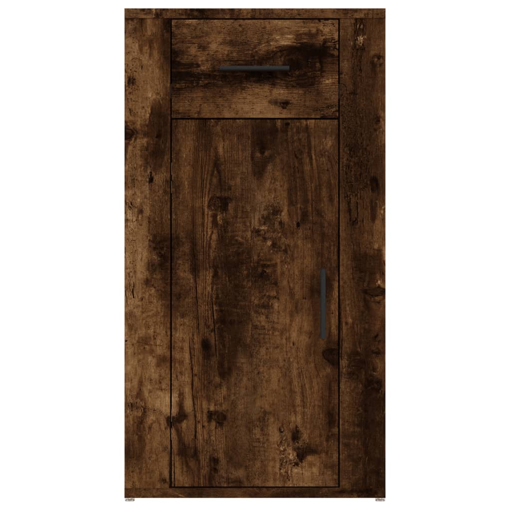 vidaXL Dulap de birou, stejar fumuriu, 40x49x75 cm, lemn prelucrat vidaXL Dulap de birou, stejar fumuriu, 40x49x75 cm, lemn prelucrat