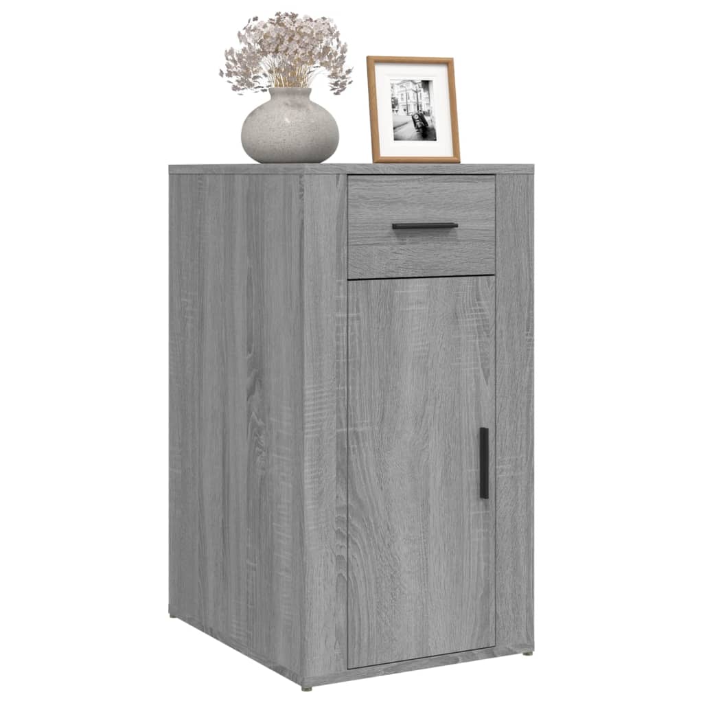 vidaXL Dulap de birou, gri sonoma, 40x49x75 cm, lemn prelucrat vidaXL Dulap de birou, gri sonoma, 40x49x75 cm, lemn prelucrat