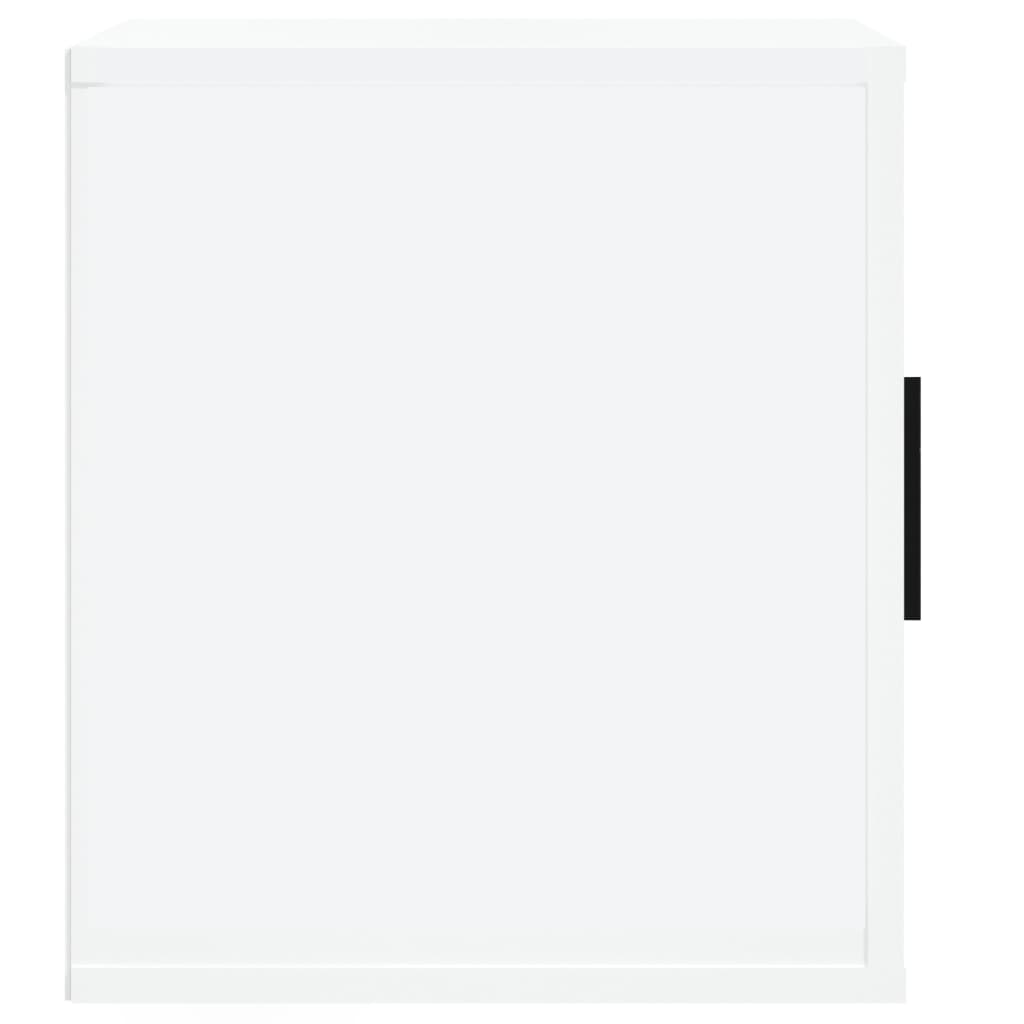 vidaXL Comodă TV, alb extralucios, 100x35x40 cm, lemn prelucrat