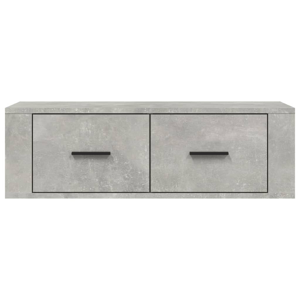 vidaXL Dulap TV suspendat, gri beton, 80x36x25 cm, lemn compozit vidaXL Dulap TV suspendat, gri beton, 80x36x25 cm, lemn compozit