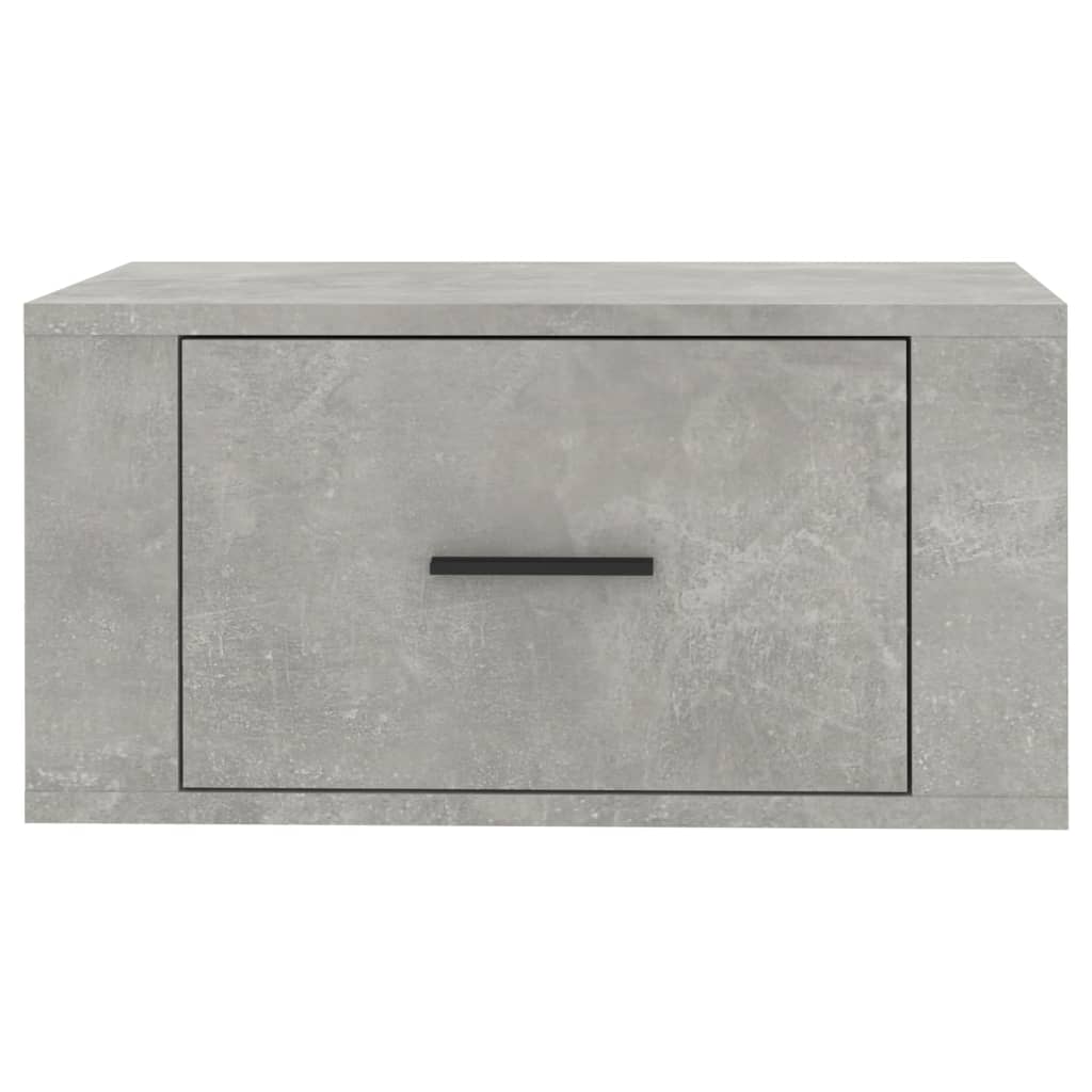 vidaXL Noptieră de perete, gri beton, 50x36x25 cm vidaXL Noptieră de perete, gri beton, 50x36x25 cm