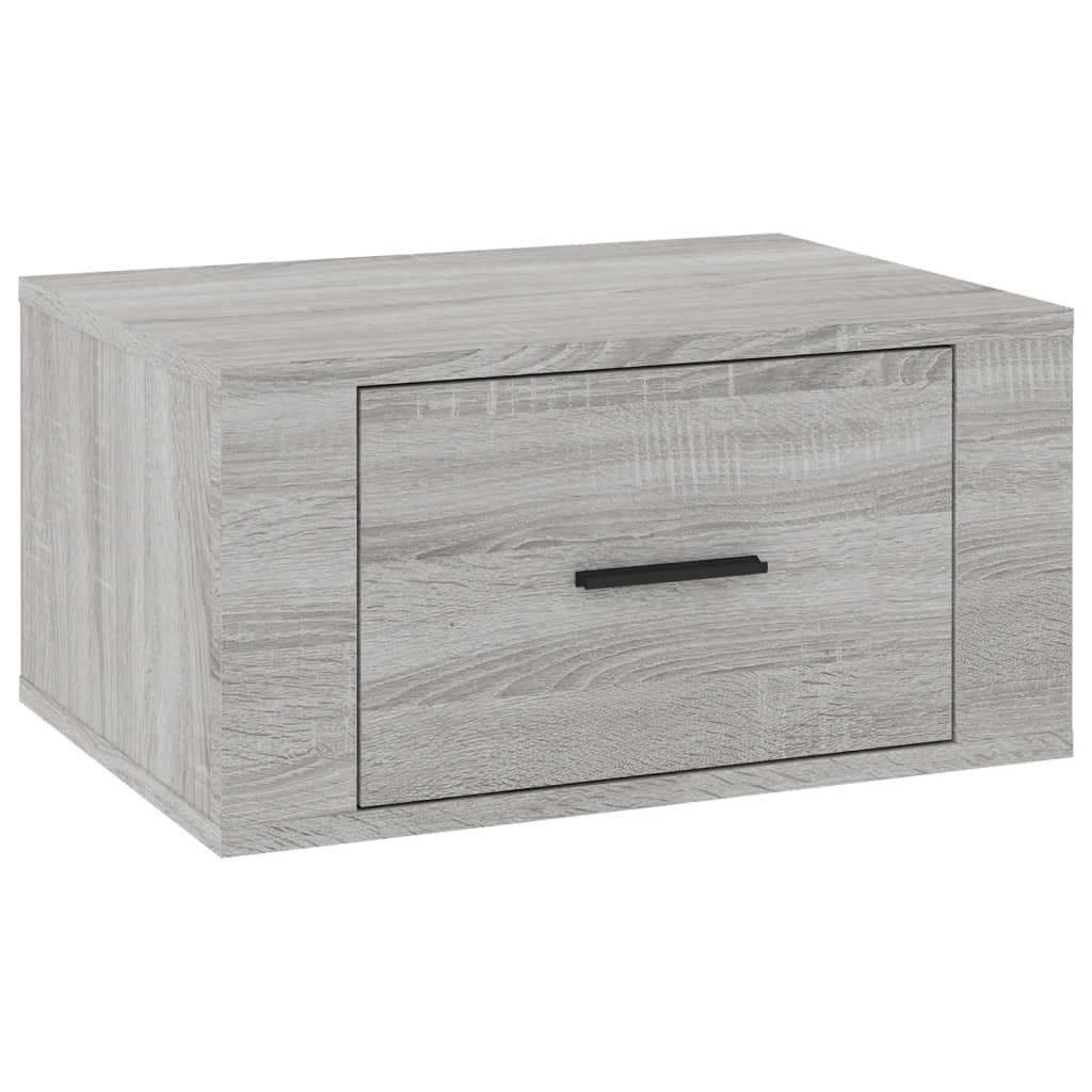 vidaXL Noptieră de perete, gri sonoma, 50x36x25 cm vidaXL Noptieră de perete, gri sonoma, 50x36x25 cm
