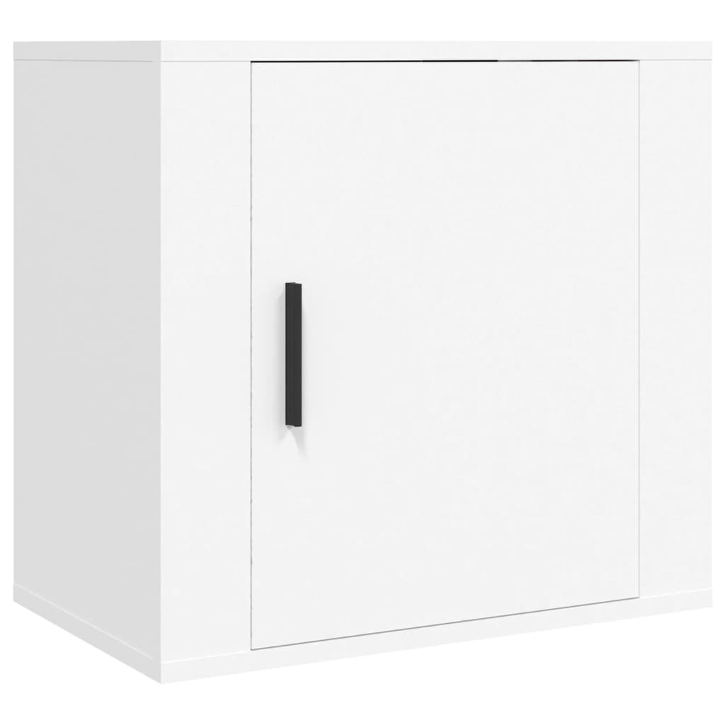 vidaXL Noptieră de perete, alb, 50x30x47 cm vidaXL Noptieră de perete, alb, 50x30x47 cm