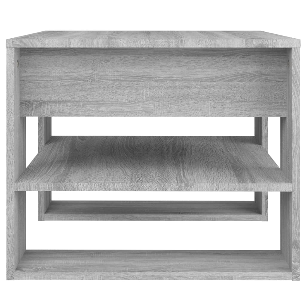 vidaXL Măsuță de cafea, gri sonoma, 55,5x55x45 cm, lemn prelucrat