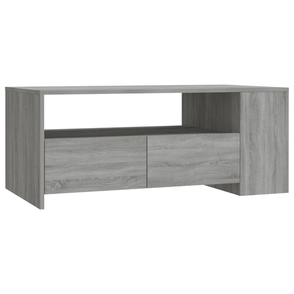 vidaXL Măsuță de cafea, gri sonoma, 102x55x42 cm, lemn prelucrat