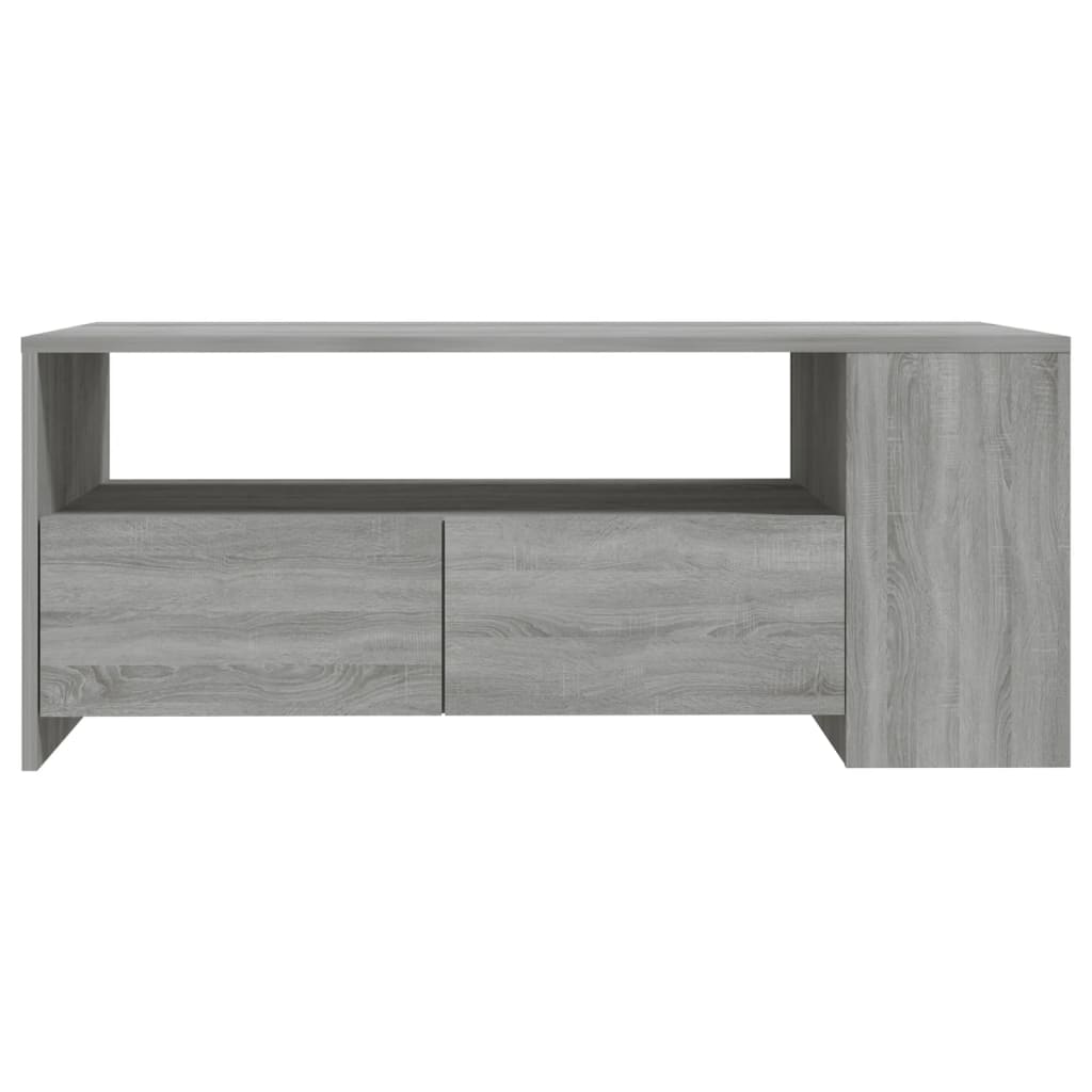 vidaXL Măsuță de cafea, gri sonoma, 102x55x42 cm, lemn prelucrat