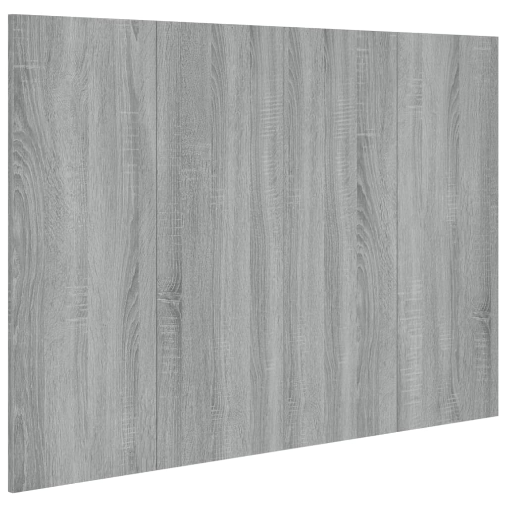vidaXL Tăblie de pat, gri sonoma, 120x1,5x80 cm, lemn compozit vidaXL Tăblie de pat, gri sonoma, 120x1,5x80 cm, lemn compozit