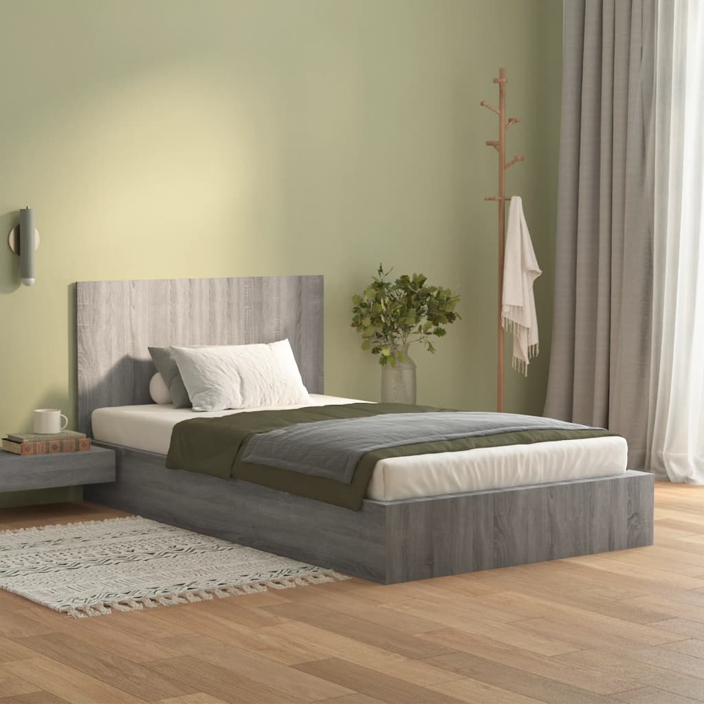 vidaXL Tăblie de pat, gri sonoma, 120x1,5x80 cm, lemn compozit vidaXL Tăblie de pat, gri sonoma, 120x1,5x80 cm, lemn compozit