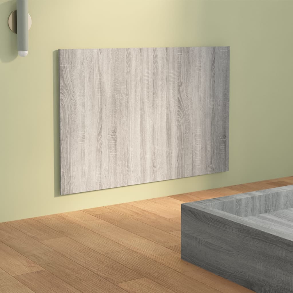 vidaXL Tăblie de pat, gri sonoma, 120x1,5x80 cm, lemn compozit vidaXL Tăblie de pat, gri sonoma, 120x1,5x80 cm, lemn compozit