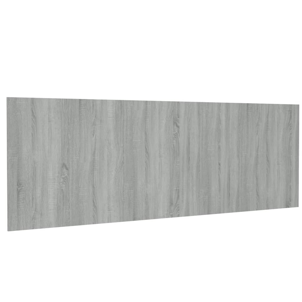 vidaXL Tăblie pat de perete, gri sonoma, 240x1,5x80 cm, lemn compozit vidaXL Tăblie pat de perete, gri sonoma, 240x1,5x80 cm, lemn compozit
