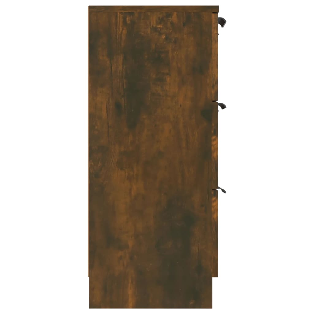 vidaXL Dulap, stejar fumuriu, 60x30x70 cm, lemn prelucrat