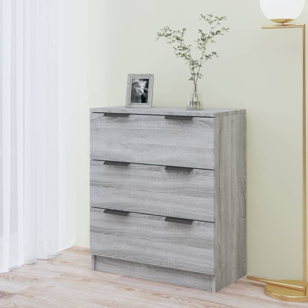 vidaXL Dulap, sonoma gri, 60x30x70 cm, lemn prelucrat