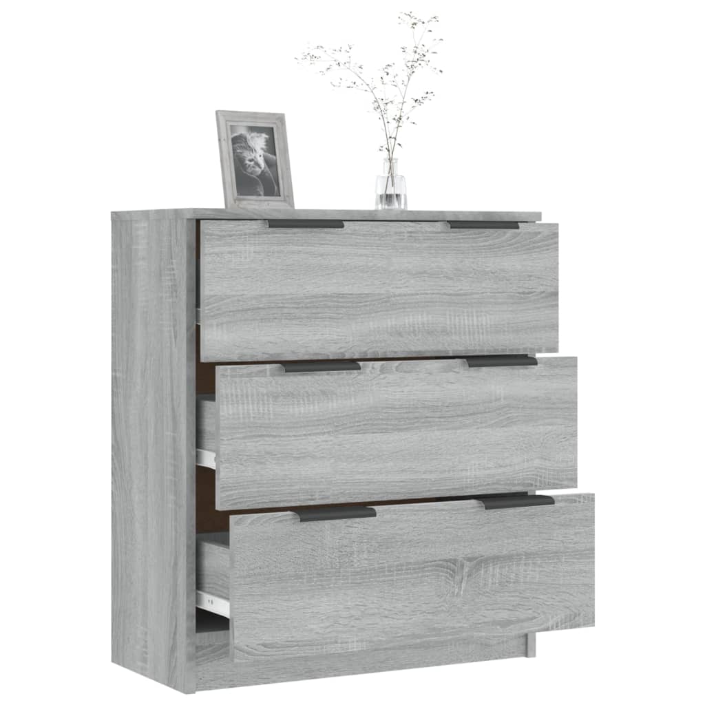 vidaXL Dulap, sonoma gri, 60x30x70 cm, lemn prelucrat