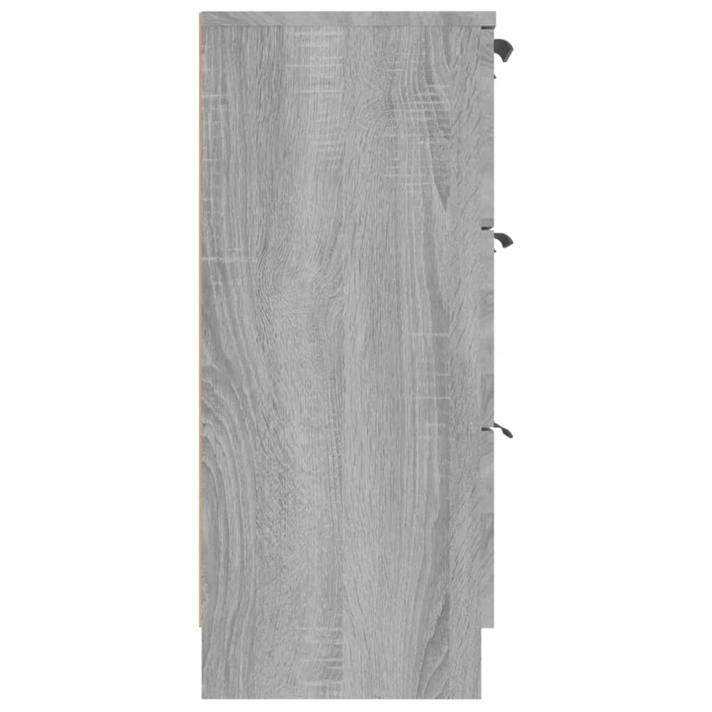 vidaXL Dulap, sonoma gri, 60x30x70 cm, lemn prelucrat