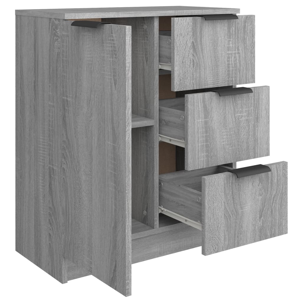 vidaXL Dulap, sonoma gri, 60x30x70 cm, lemn prelucrat