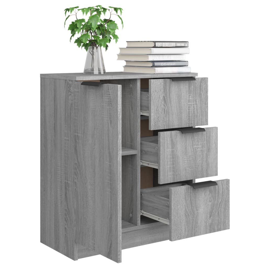 vidaXL Dulap, sonoma gri, 60x30x70 cm, lemn prelucrat