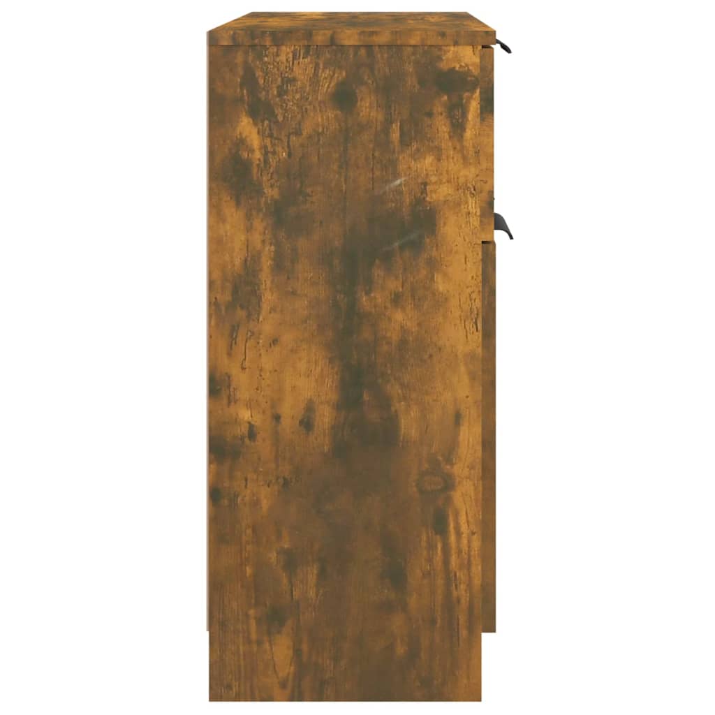 vidaXL Servantă, stejar fumuriu, 60x30x70 cm, lemn prelucrat