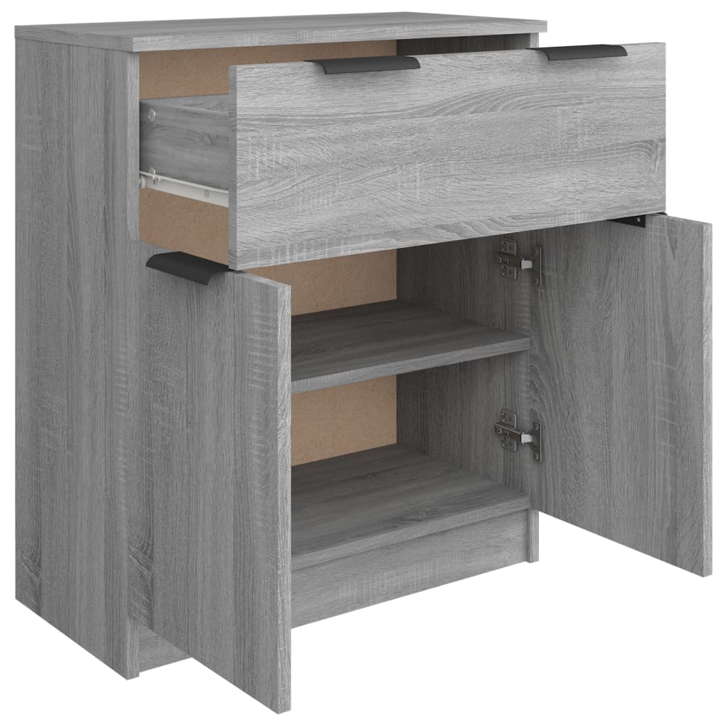 vidaXL Dulap, sonoma gri, 60x30x70 cm, lemn prelucrat
