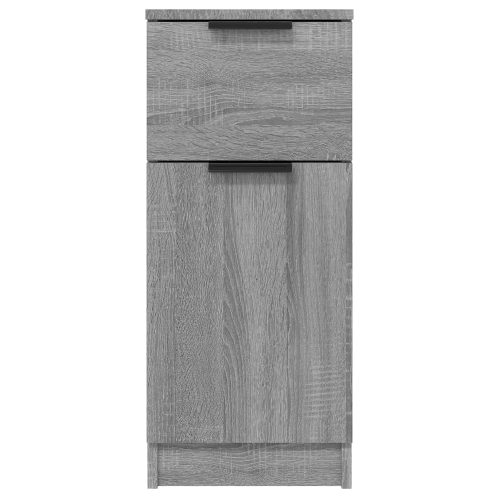 vidaXL Servantă, sonoma gri, 30x30x70 cm, lemn prelucrat