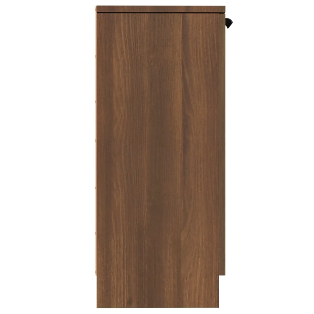 vidaXL Dulap, stejar maro, 30x30x70 cm, lemn prelucrat